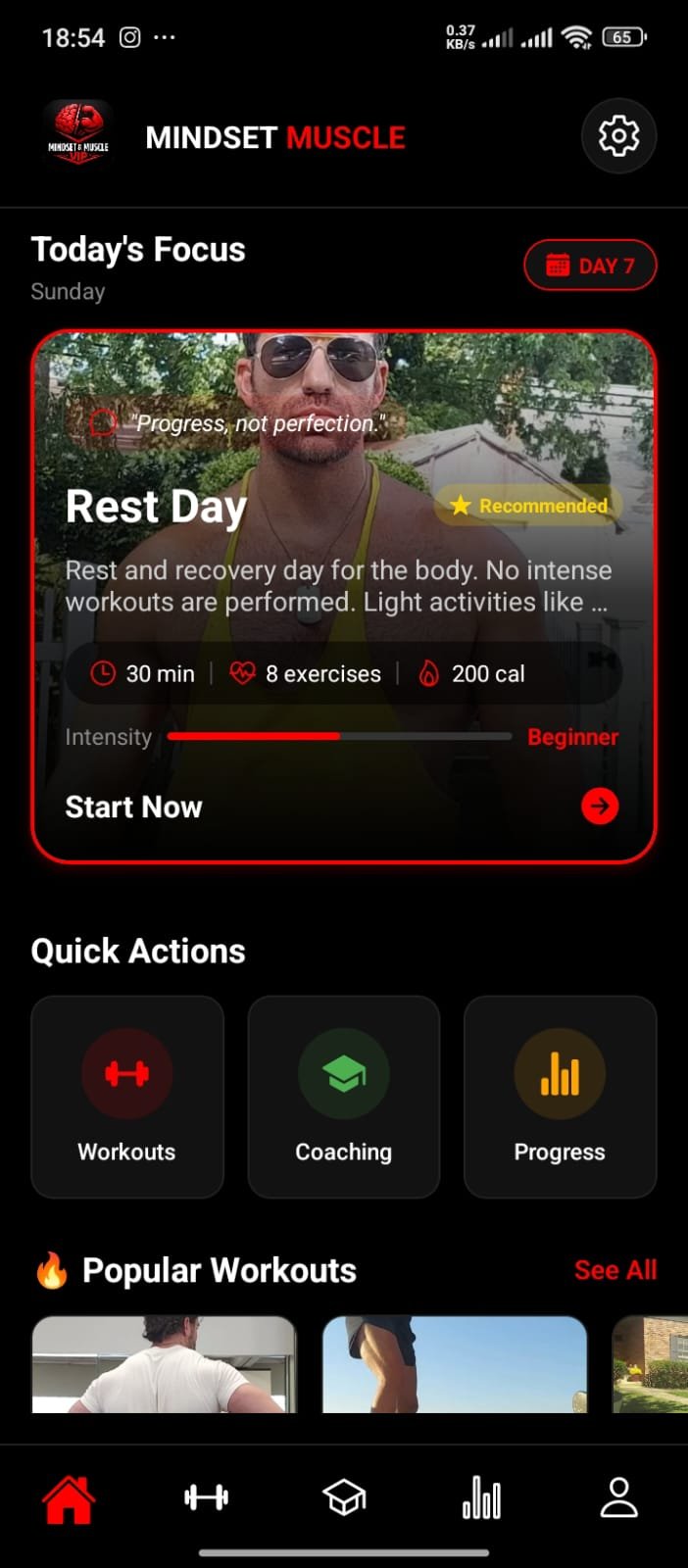 Fitness Mobile App Platform