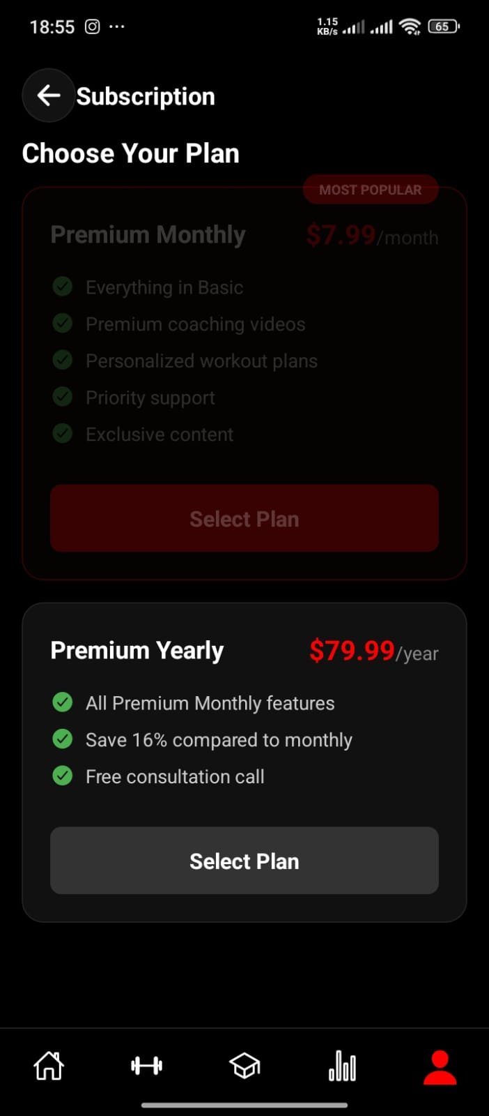 Subscription Plans