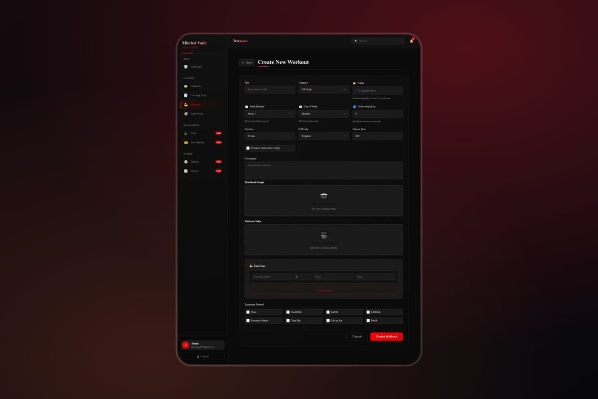 Mindset & Muscle VIP — screen 6