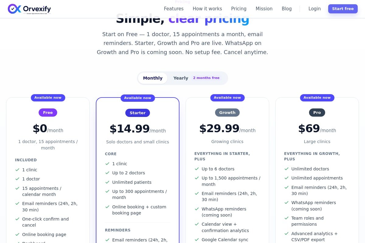 Orvexify — screen 2