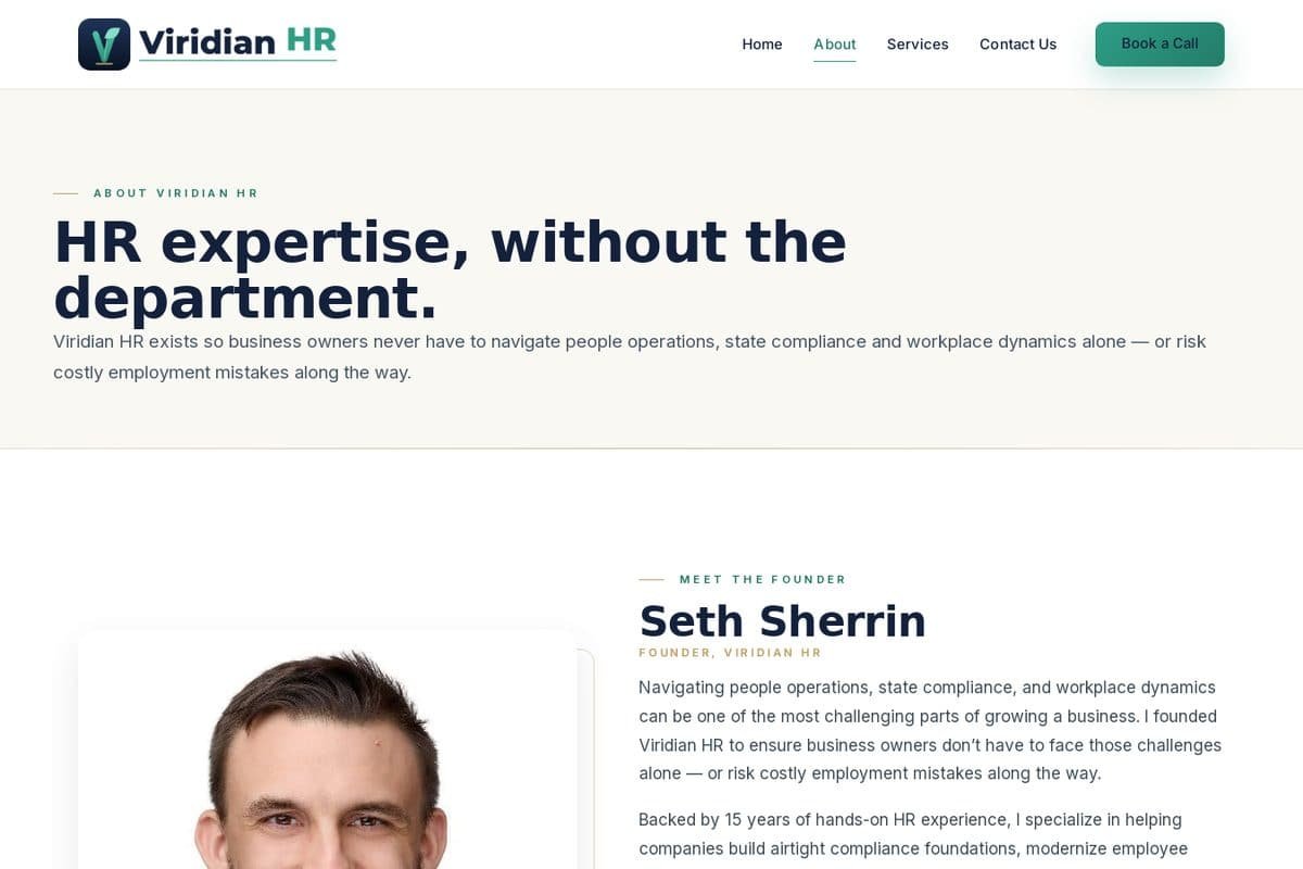Viridian HR — screen 2